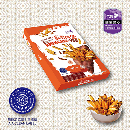 KRUNCHEE-VEG Sweet Potato Crunch 18g*8 packs/Box